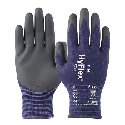 Ansell HyFlex 11-561 Kesilmeye Dayanıklı İş Eldiveni