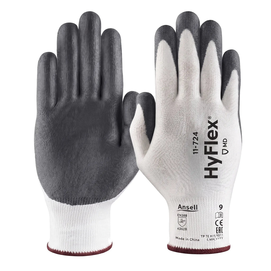 Ansell HyFlex 11-724 Kesilmeye Dayanıklı PU İş Eldiveni