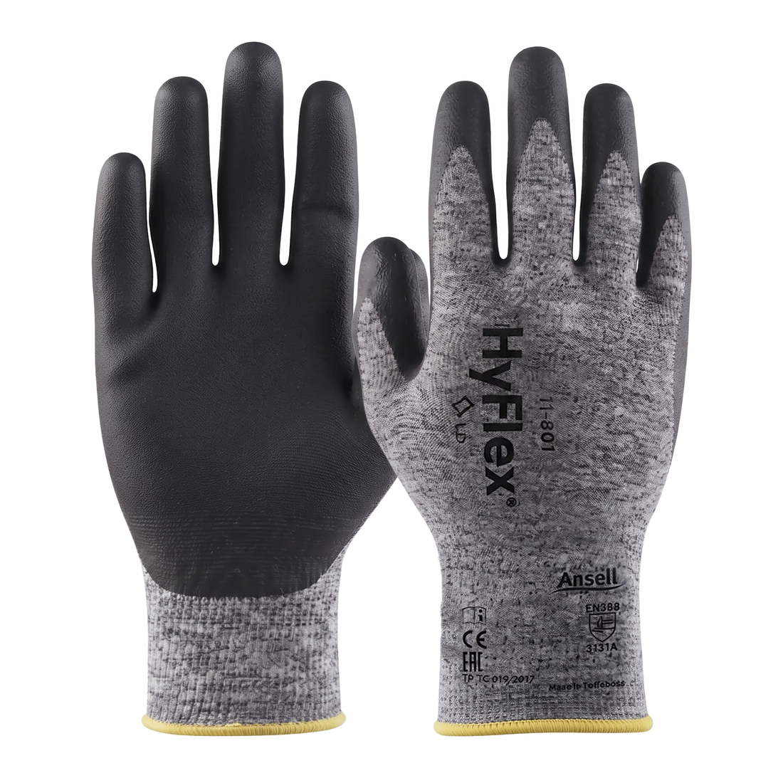 Ansell HyFlex 11-801 Köpük Nitril Montaj İş Eldiveni
