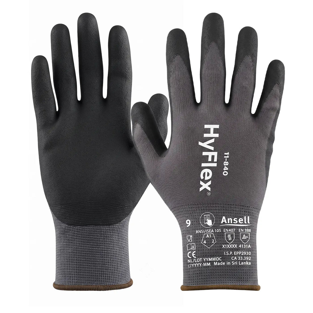 Ansell HyFlex 11-840 Köpük Nitril Montaj İş Eldiveni