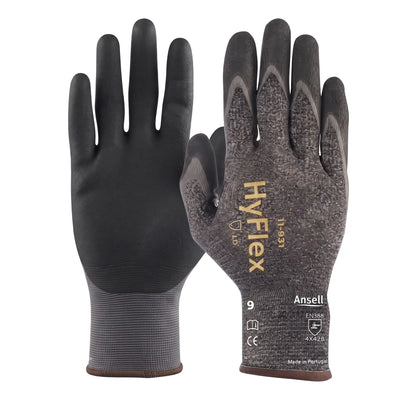 Ansell HyFlex 11-931 Yağ ve Sıvı Dayanımlı Kesilme Dirençli İş Eldiveni