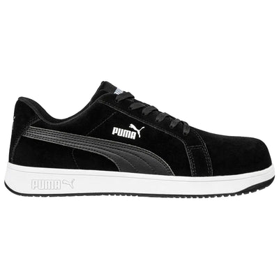 Puma Iconic Black Low S1PL ESD Fiberglass Burunlu Yazlık İş Ayakkabısı