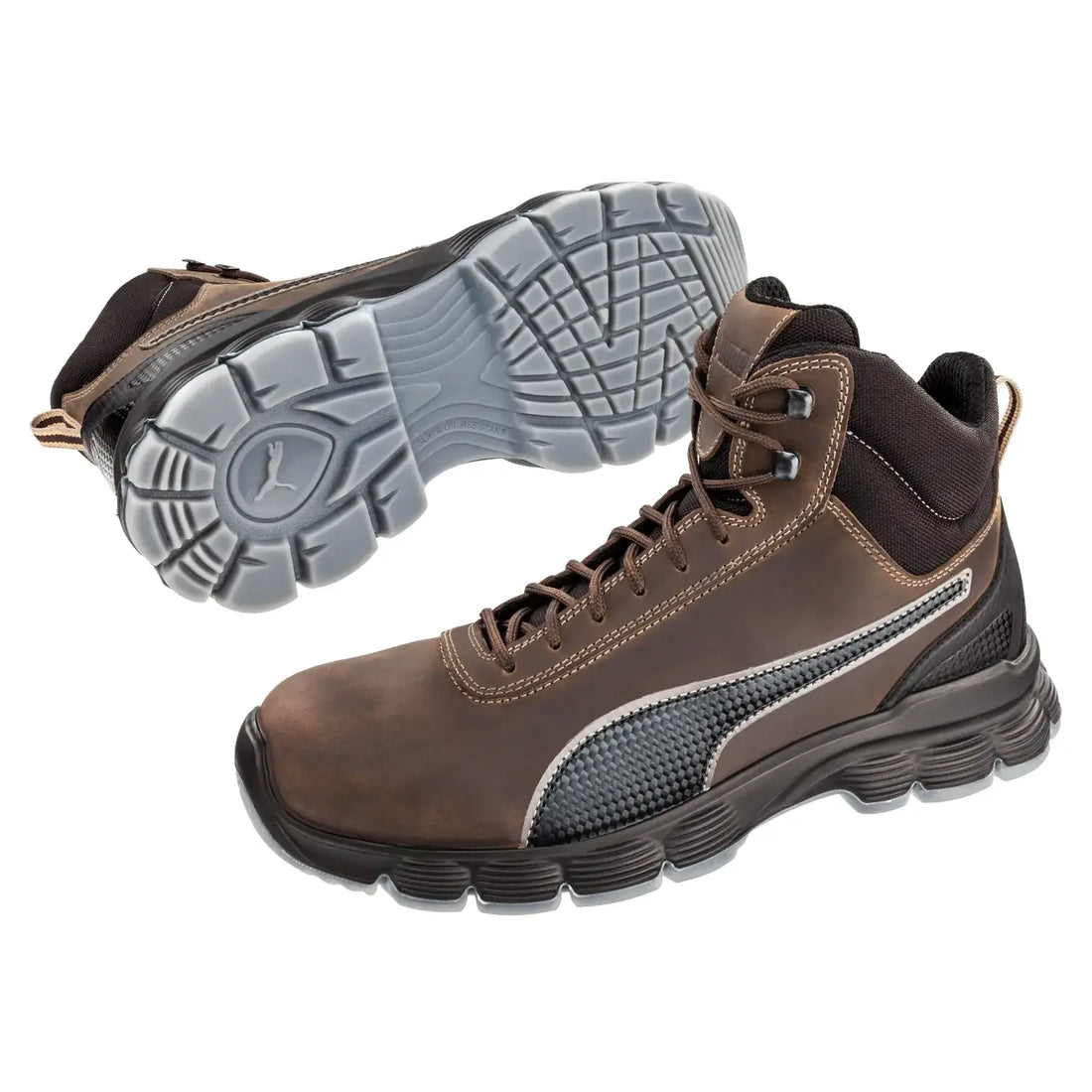 Puma Condor Mid S3 SRC ESD Çelik Burunlu Siyah İş Botu